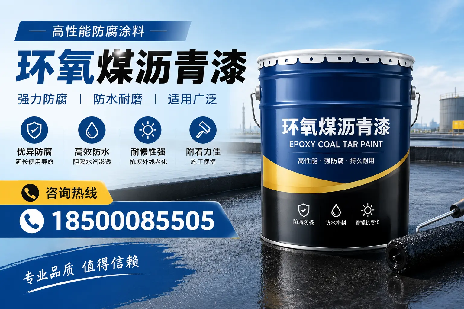 环氧煤沥青漆的主要成分与功能，遂宁用户深度了解